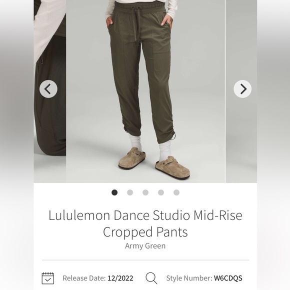 lululemon athletica Pants - Lululemon Dance Studio mid-rise cropped pants